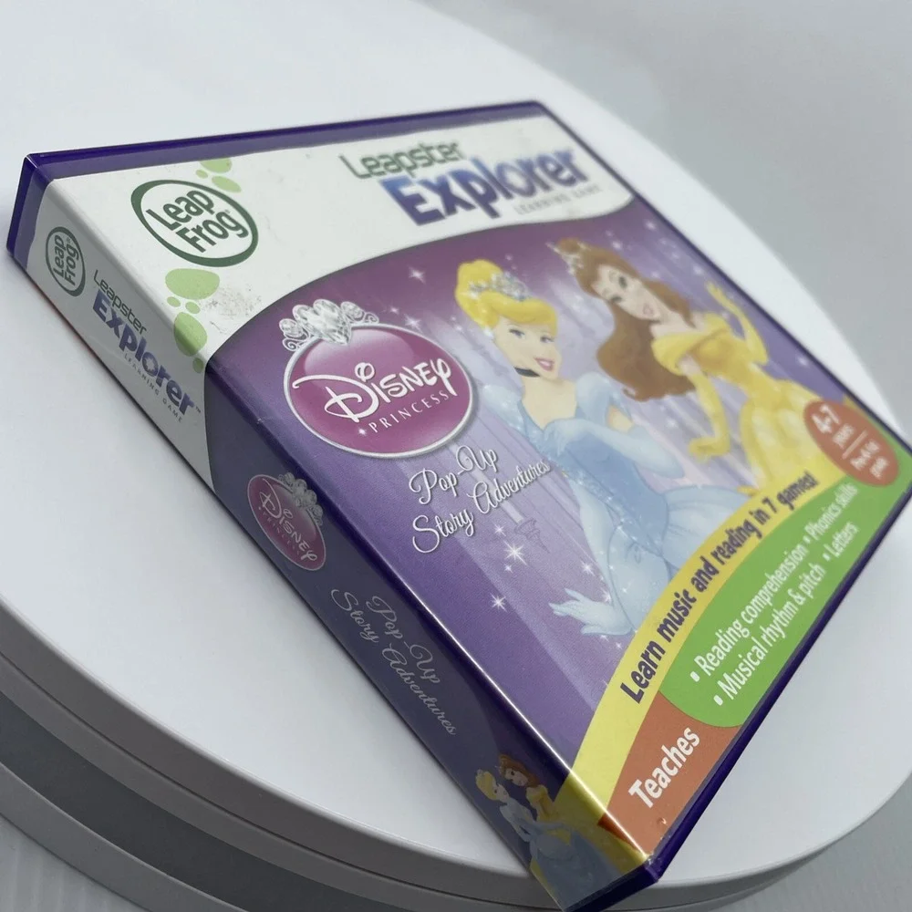 Leap Frog Leapster Explorer Disney Princess Pop-Up Story‎ Adventures 4-7 gift